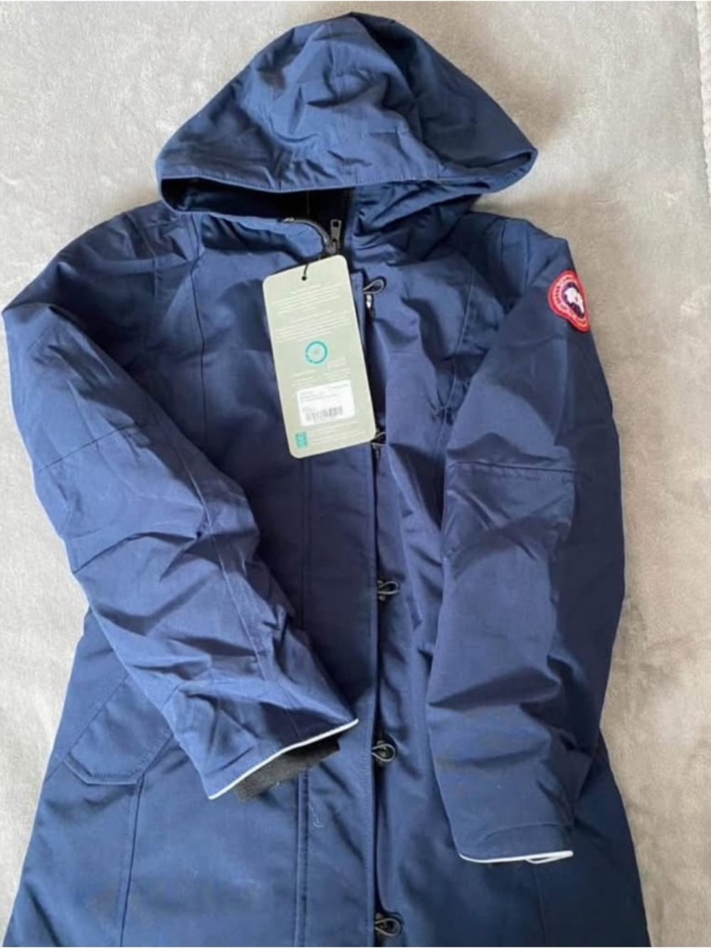 Canada Goose Atlantic Navy Youth Brittania Parka